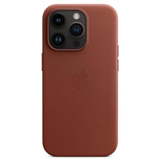 Кожаный чехол CasePro Leather Case with MagSafe Umber для iPhone 16 Pro
