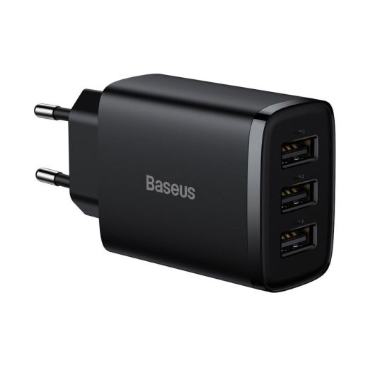 Зарядное устройство Baseus Compact Charger 17W Black (CCXJ020101)