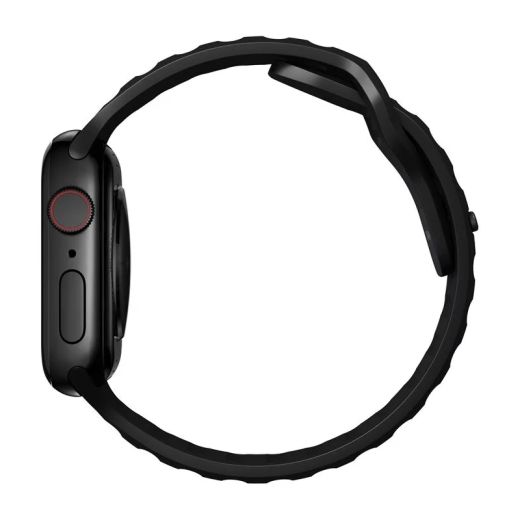 Силіконовий ремінець Nomad Sport Strap Black для Apple Watch 49мм | 45мм | 44мм (NM1AM10000)