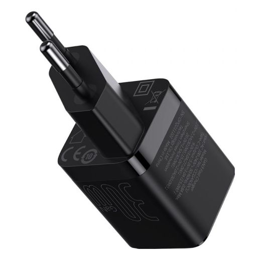 Зарядное устройство Baseus GaN3 Fast Charger 30W (1 Type-C) Black (CCGN010101)