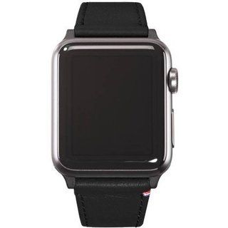 Ремінець Decoded Leather Band Black (D5AW42SP1BK) для Apple Watch 42/44 mm