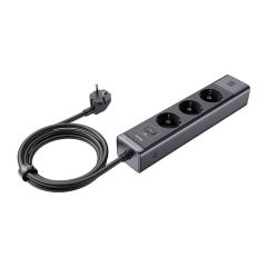 Сетевой удлинитель McDodo 6 в 1 30W GaN Surge Protection Power Strip Black