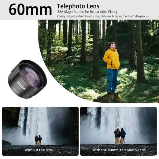 Об’єктив Ulanzi Phone Camera Lens 4 в 1 Phone Lens Kit