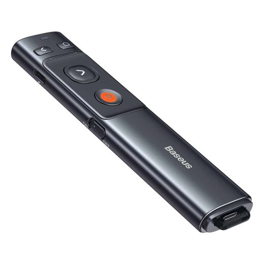 Лазерная указка Baseus Orange Dot Wireless Presenter (Green Laser) Grey (WKCD010013)