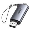 Кардридер Ugreen 2-в-1 USB-A | USB-C Silver (50706)