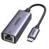 Сетевой адаптер Ugreen Gigabit Ethernet Adapter LAN RJ45 - Type-C Silver (50737)