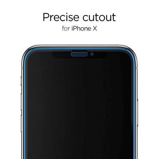 Захисне скло Spigen Screen Protector Glass Full Cover для iPhone 11 Pro/X/XS