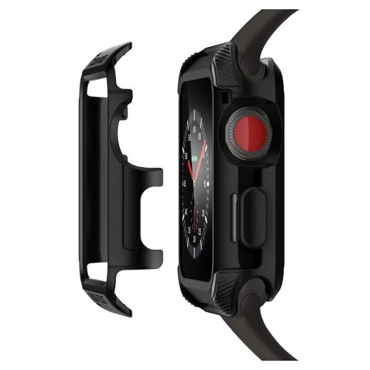 Чехол Spigen Tough Armor Black для Apple Watch 44mm Series 4
