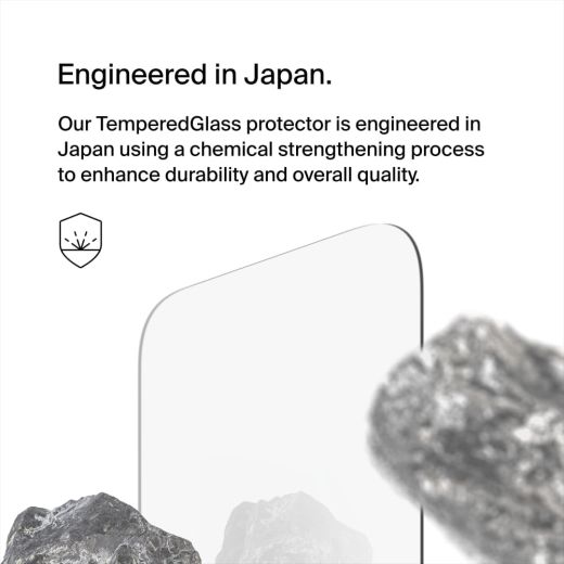 Захисне скло Belkin TemperedGlass Treated Screen Protector для iPhone 15 Pro (OVA137zz)
