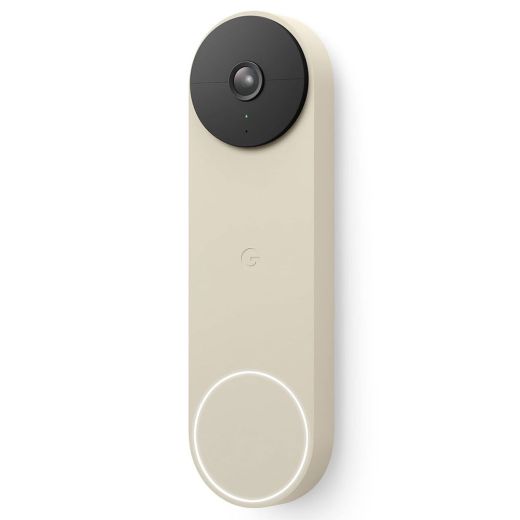 Розумний дверний дзвінок Google Nest Doorbell with battery Linen (на акумуляторі)