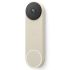 Умный дверной звонок Google Nest Doorbell Linen with battery (на аккумуляторе)