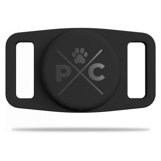 Чехол на ошейник Pup Culture AirTag Dog Collar Holder Black для AirTag