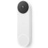 Умный дверной звонок Google Nest Doorbell Snow with battery (на аккумуляторе)
