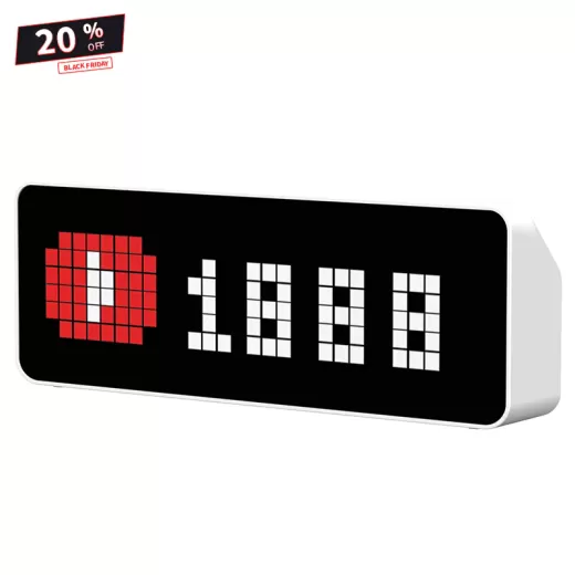 Часы настольные умные пиксельные Ulanzi Smart Pixel TC001