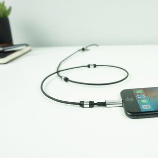 Кабель FuseChicken USB Cable to Lightning Rivet Charge 1m Black (MLC)