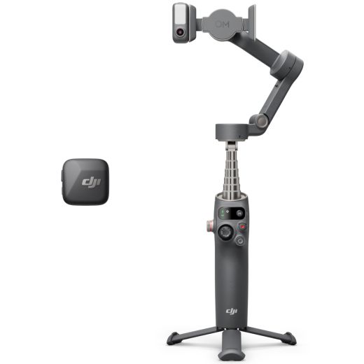 Стабилизатор DJI Osmo Mobile 7P Vlog Combo (DJI Mic Mini Transmitter Infinity Black)