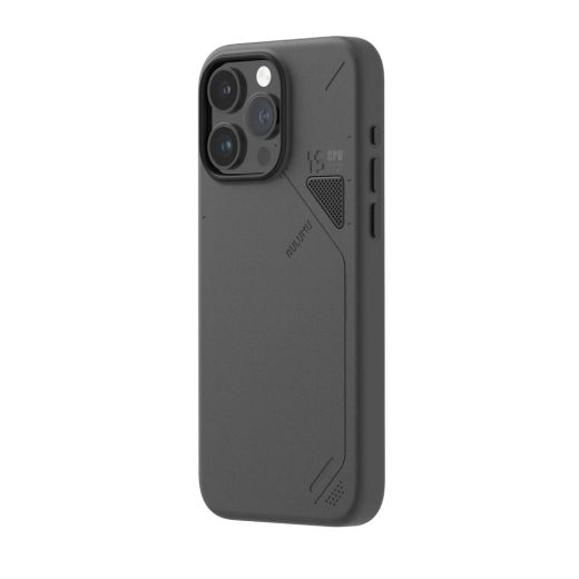 Еко чохол Aulumu A15 Vegan Leather Case Black для iPhone 15 Pro