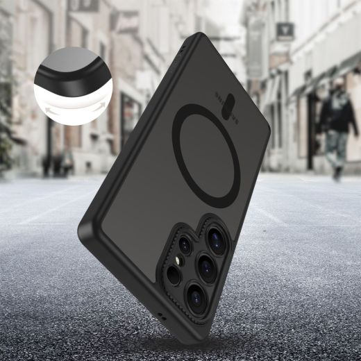 Противоударный чехол Tech-Protect Magmat MagSafe Matte Black для Samsung Galaxy S25 Ultra