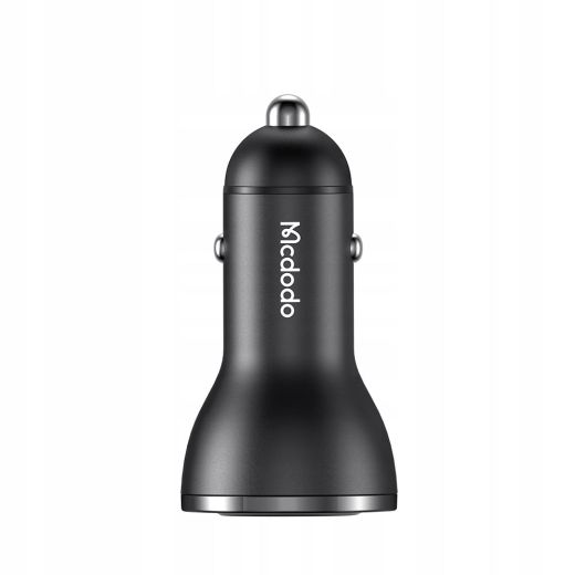 Автомобільна зарядка Mcdodo [CC-5670] Digital Display PD Fast Car Charger 3A Black