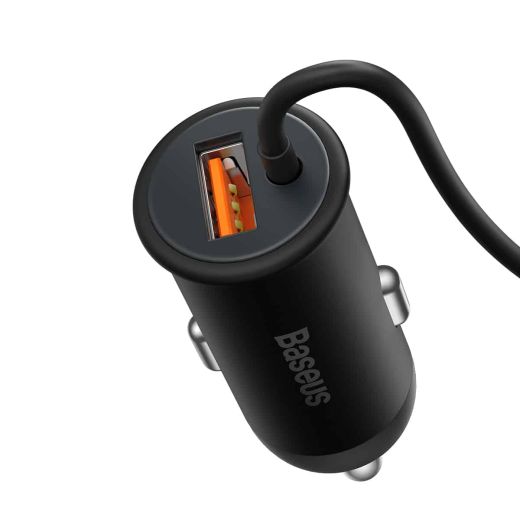 Автомобильное зарядное устройство Baseus Ventilation Grill Holder 15W USB-A Black (SUCX040001)