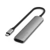 Адаптер Satechi 6 в 1 USB-C Slim Multiport Adapter Space Grey (ST-P6SM)