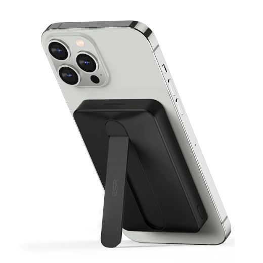 Повербанк ESR 6000mAh Kickstand Wireless Power Bank (HaloLock) Black