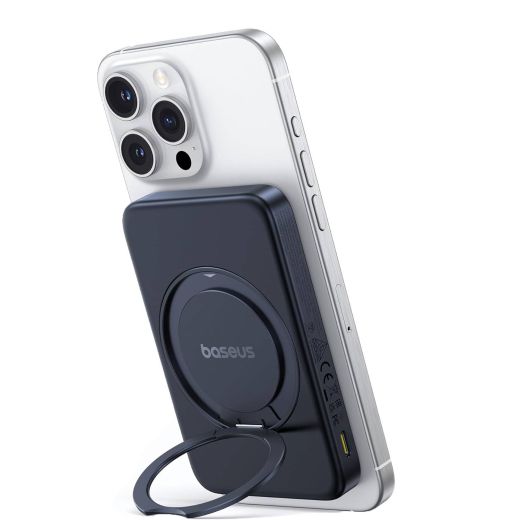 Повербанк Baseus PicoGo Ultra-Slim Qi2 Magnetic 15W Power Bank 5000mAh Black