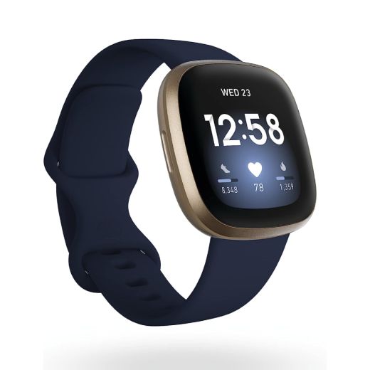 Розумний годинник Fitbit Versa 3 Midnight Blue/Gold