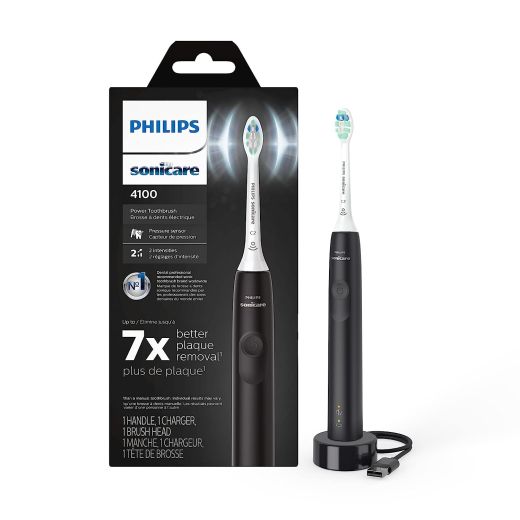 Електрична зубна щітка Philips Sonicare 4100 Black (HX3681/24)