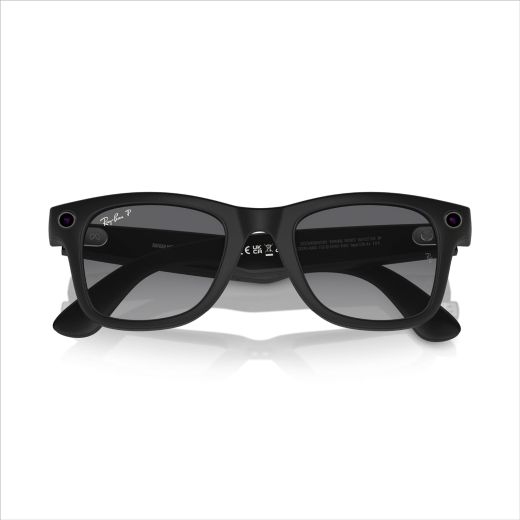 Умные очки с камерой Ray-Ban Meta Wayfarer (Large) Matte Black / Polarized Gradient Graphite