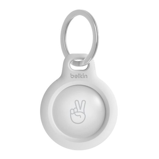 Чохол з кільцем Belkin Secure Holder with Key Ring Black/White 2-Pack для AirTag (MSC002btH35)