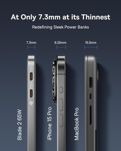 Повербанк Baseus Blade2 12000mAh  65W Power Bank Silver (P10063801S13-00)