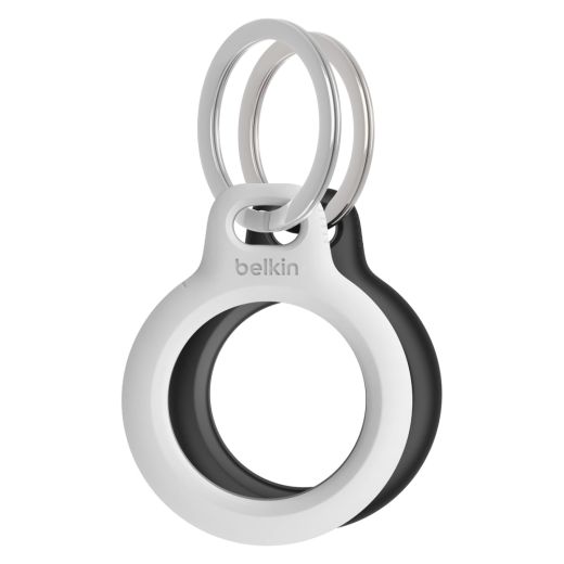 Чохол з кільцем Belkin Secure Holder with Key Ring Black/White 2-Pack для AirTag (MSC002btH35)