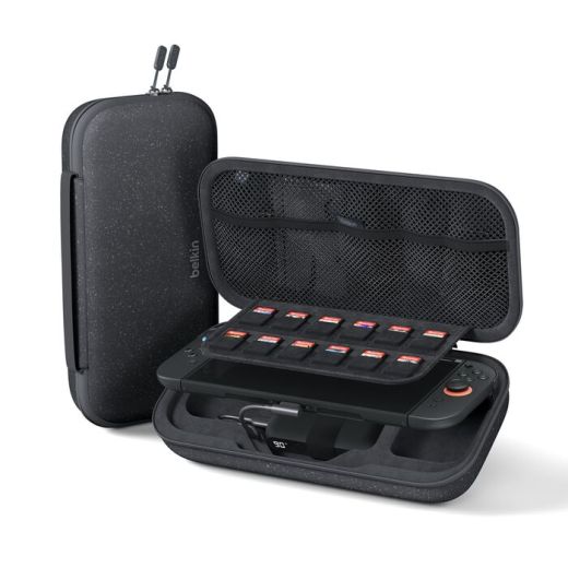 Зарядный чехол Belkin Charging Case Charcoal для Nintendo Switch 2 (ENA001fqCH-V1)