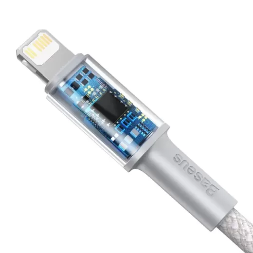 Кабель Baseus High Density Braided Data Cable Type-C to iP PD 20W 1m White (CATLGD-02)
