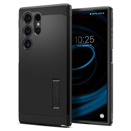 Чохол-підставка Spigen Tough Armor (MagFit) Black для Samsung Galaxy S24 Ultra (ACS07303)