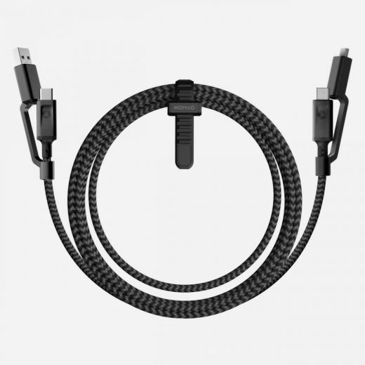 Кабель Nomad Universal Cable 4 in 1 USB-C Black (1.5 m) (NM0B9BC000)