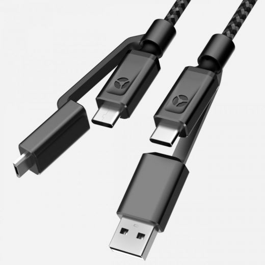 Кабель Nomad Universal Cable 4 in 1 USB-C Black (1.5 m) (NM0B9BC000)