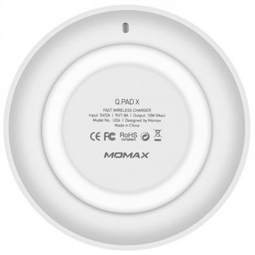 Зарядное устройство MOMAX Q.PadX White