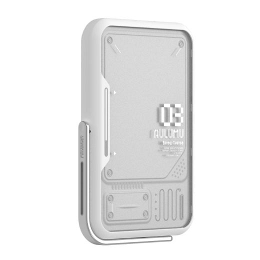 Павербанк (Зовнішній акумулятор) Aulumu M03 Magnetic Wireless Battery Pack 3.5K Silver для iPhone