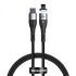 Кабель Baseus Zinc Magnetic Safe Fast Charging Data Cable Type-C to IP PD 20W 2m Black (CATLXC-A01)
