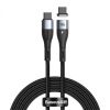Магнитный кабель Baseus Zinc Magnetic Safe Data Cable Type-C to Type-C 100W 1.5m Black (CATXC-Q01)