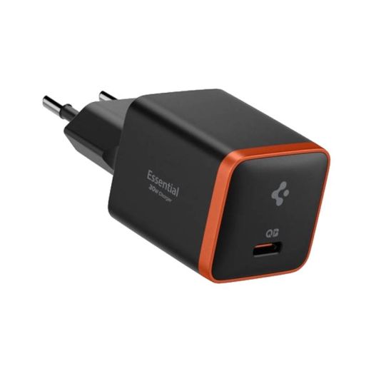 Швидка зарядка Spigen ArcStation Essential 30W Wall Charger Black (ACH08448)