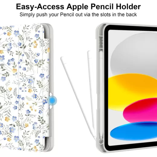 Чохол-підставка Tech-Protect Sc Pen Spring Flowers для iPad 11'' (2025) | iPad 10.9" (2022)