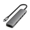 Адаптер Satechi 7-in-1 USB-C Slim Multiport Adapter with Ethernet Space Grey (ST-P7SM)