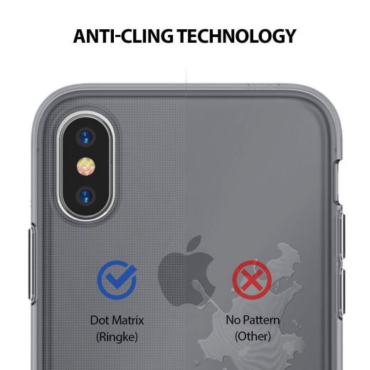 Чехол Ringke Air Smoke Black для iPhone XS