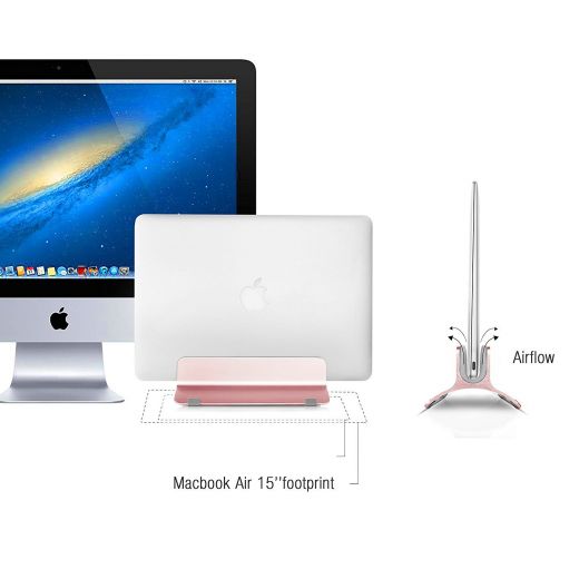 Подставка Vogek Vertical Laptop Stand Silver для MacBook