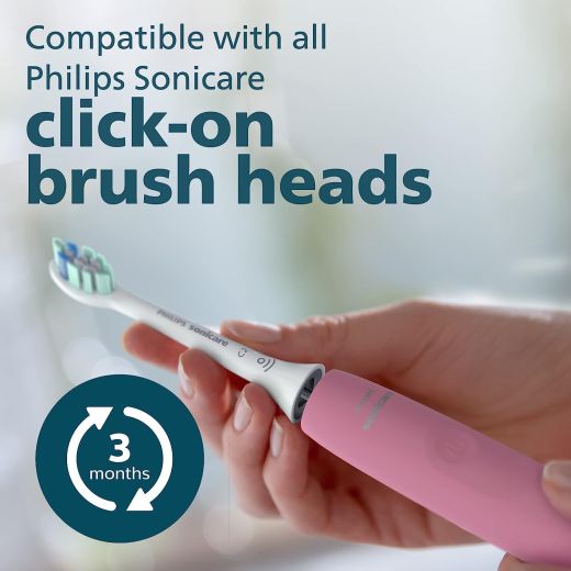 Электрическая зубная щетка Philips Sonicare 4100 Deep Pink (HX3681/26)