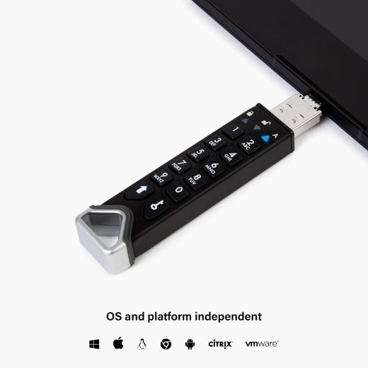 Флешка з паролем iStorage datAshur PRO2 16GB (‎IS-FL-DP2-256-16)