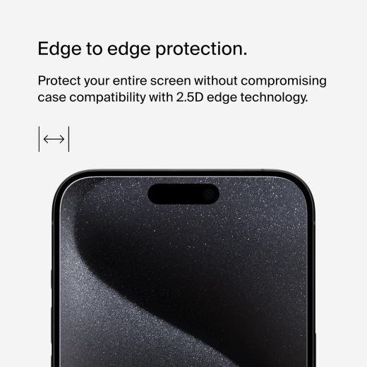 Защитное стекло Belkin ScreenForce UltraGlass 2 Treated для iPhone 15 Pro (OVA133zz)